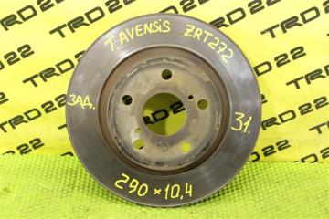 Диск тормозной задний Avensis 2014 ZRT272 3ZR-FE