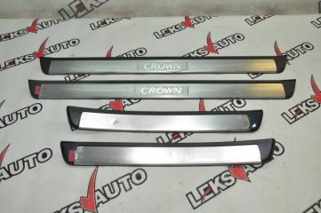 Накладки на порожки (комплект) Toyota Crown 2004