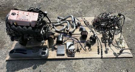 Запчасть двигатель в сборе 2nz-fe (hks turbo) передний Toyota Vitz 2000