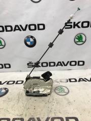 Замок двери задний левый Skoda Octavia 2014