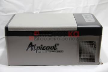 Автохолодильник 15 литров Alpicool (компрессорный) до -20С