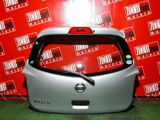 Дверь задняя багажника задняя NISSAN MARCH 2010-2013