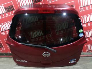 Дверь задняя багажника задняя NISSAN MARCH 2008-2012