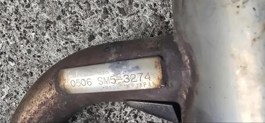 Глушитель SUZUKI WAGON R MC21S 1430076G50 3 ракурс