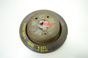 Запчасть диск тормозной задний DODGE RAM 2009-2018