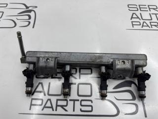 Топливная рампа с форсунками Nissan Note 2011 E11 1.4 CR14DE 175201U60B контрактная