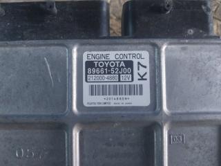 Блок управления efi TOYOTA RACTIS SCP100 2SZFE 89661-52J00 5 ракурс