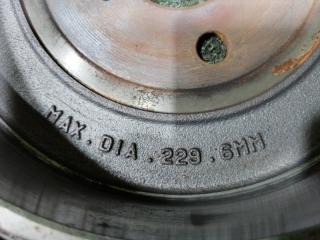 Барабан тормозной задний пара задний COROLLA AXIO 2007 NZE141 1NZ-FE