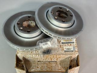Запчасть диски тормозные передние к-кт Renault Logan Sandero Megane 2 Lada Largus Vesta Almera