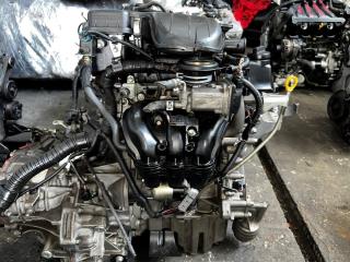 Двигатель TOYOTA VITZ KSP130 1KR-FE 5 ракурс