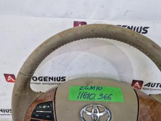 Руль TOYOTA ISIS ZGM10G 2ZR-FAE 5 ракурс