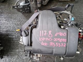 Двигатель TOYOTA VITZ KSP130 1KR-FE 2 ракурс