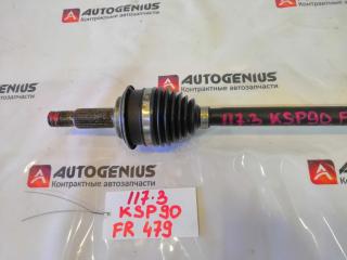 Привод правый передний TOYOTA VITZ KSP90 1KR-FE 3 ракурс
