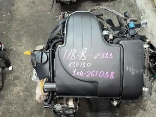 Двигатель TOYOTA VITZ KSP130 1KR-FE 1 ракурс