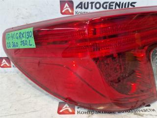Стоп-сигнал левый задний TOYOTA MARK X GRX130 4GR-FSE 22360 5 ракурс
