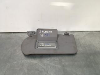 Запчасть козырек солнцезащитный левый Nissan Almera 2005