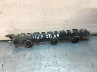 Запчасть кронштейн бампера задний правый Skoda Fabia 2012