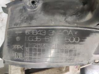 Подкрылок левый передний NISSAN LEAF AZE0 63843 3NA0A 2 ракурс