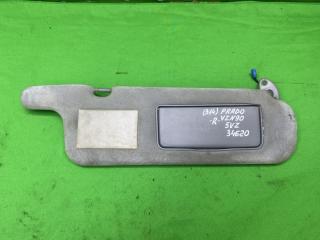 Козырек солнцезащитный правый Toyota Land Cruiser Prado 2001