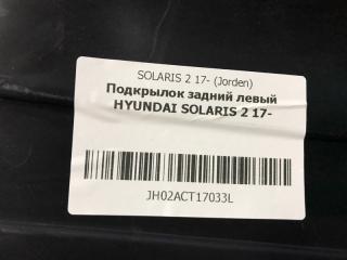 Подкрылок задний левый Solaris 2