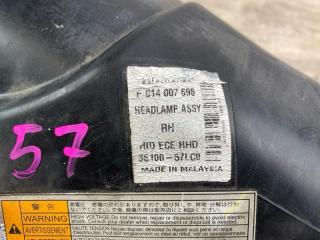 Фара ксенон передняя правая Kizashi 2009 RE91S J24B 2.4