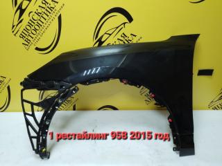 Фото запчасти крыло переднее левое Porsche Cayenne 2015 контрактная запчасть Запчасть крыло переднее левое Porsche Cayenne 2015