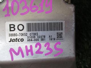Блок управления акпп SUZUKI WAGON R MH23S K6A 38880-70K52 3 ракурс