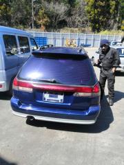 Тормозные колодки задние SUBARU LEGACY BG9 EJ25 5 ракурс