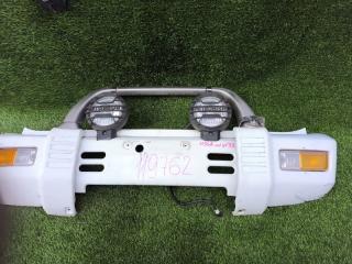 Запчасть Бампер  передний MITSUBISHI PAJERO MINI  Контрактный Цвет: БЕЛЫЙ (W32)   ДУГА ТУМАНКИ