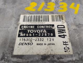 Блок управления efi TOYOTA CRESTA GX105 1GFE 89661-22870 2 ракурс