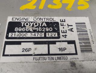 Блок управления efi TOYOTA CORSA EL51 4EFE 89661-16290 2 ракурс