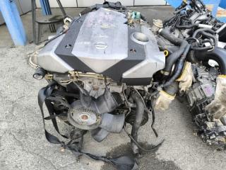 Двигатель NISSAN CIMA HF50 VQ30DET 585028B 2 ракурс
