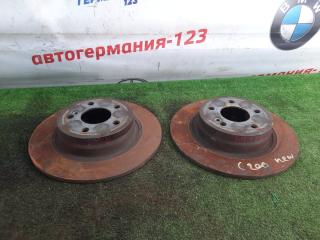 Диски тормозные задние Mercedes C class 2011