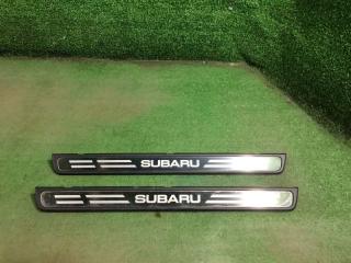 Накладка на порог салона Subaru Impreza 2011