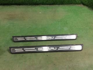Накладка на порог салона Subaru Impreza 2011