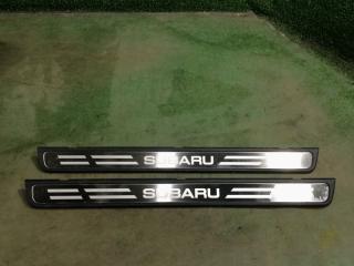 Накладка на порог салона Subaru Impreza 2009