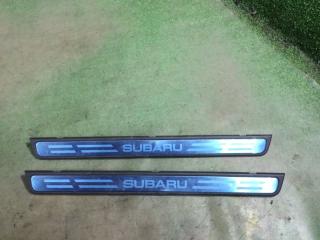Накладка на порог салона Subaru Impreza XV 2010