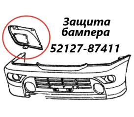 Защита бампера передняя правая Daihatsu Terios Kid 2005