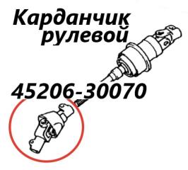 Фото запчасти рулевой карданчик Toyota Crown 2001 контрактная запчасть Запчасть рулевой карданчик Toyota Crown 2001