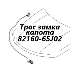 Трос замка капота Suzuki Escudo 2005