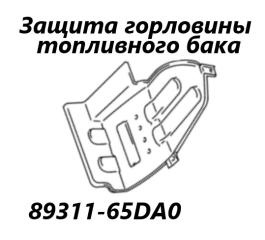 Защита горловины топливного бака Suzuki Escudo 2000
