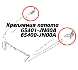 Петля капота Nissan Teana 2009