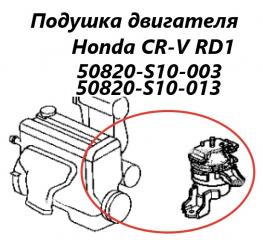 Запчасть подушка двигателя левая Honda CR-V 1996