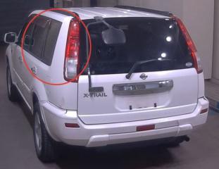 Стекло собачника левое Nissan X-Trail 2001 контрактная Стекло собачника левое Nissan X-Trail 2001