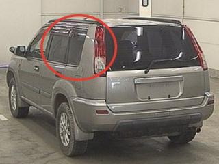 Запчасть стекло собачника левое Nissan X-Trail 2001