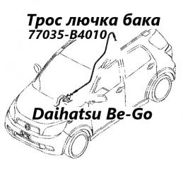 Запчасть трос лючка топливного бака Daihatsu Bego 2011