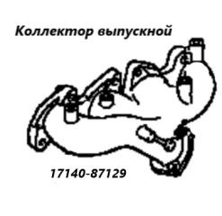 Выпускной коллектор Toyota Cami 1999