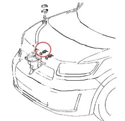 Фото запчасти насос омывателя Toyota Corolla Rumion 2007 контрактная запчасть Запчасть насос омывателя Toyota Corolla Rumion 2007