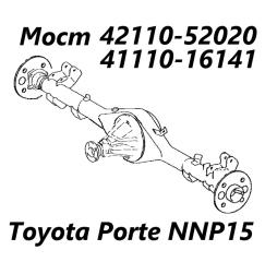 Запчасть мост задний Toyota Porte 2008