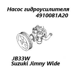 Насос гидроусилителя руля Suzuki Jimny Wide 1998 контрактная Насос гидроусилителя руля Suzuki Jimny Wide 1998